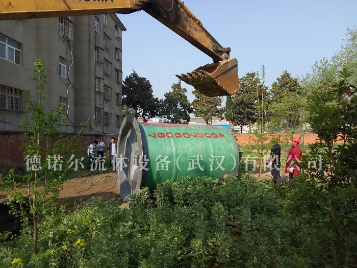 文集鎮污水處理廠管網泵站4