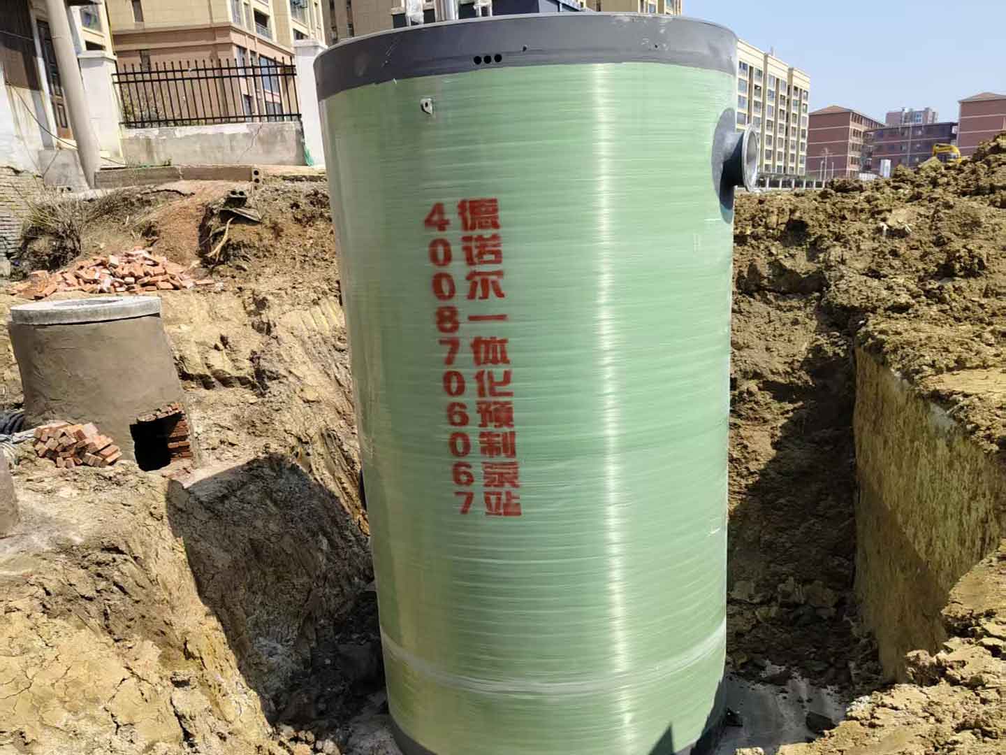 预制泵站安装